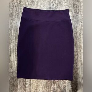 Eggplant Purple Cassie Stretch Pencil XL Textured Skirt XL LuLaRoe
